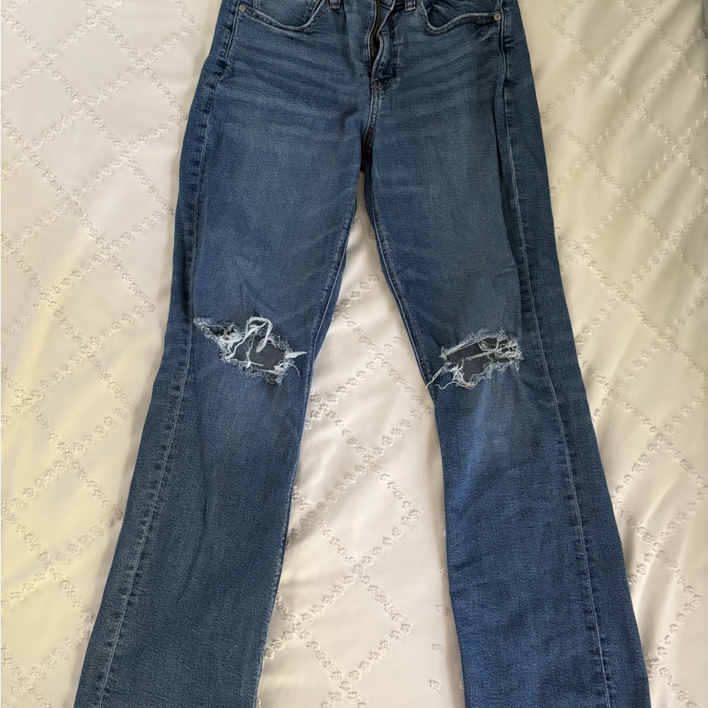 American Eagle Outfitters Blue Straight Leg Jeans